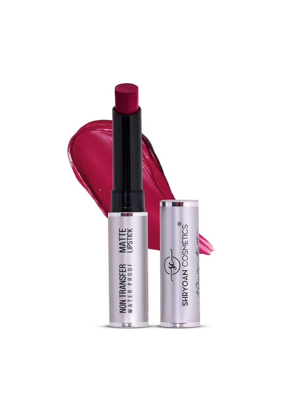 

SHRYOAN Non-Transfer Waterproof Smudge-Proof Matte Lipstick - Shade SH19, Maroon