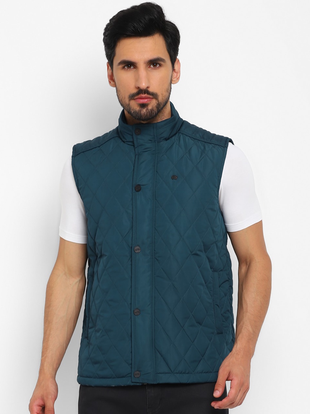 

Red Chief Mock Collar Lightweight Quilted Jacket, Teal