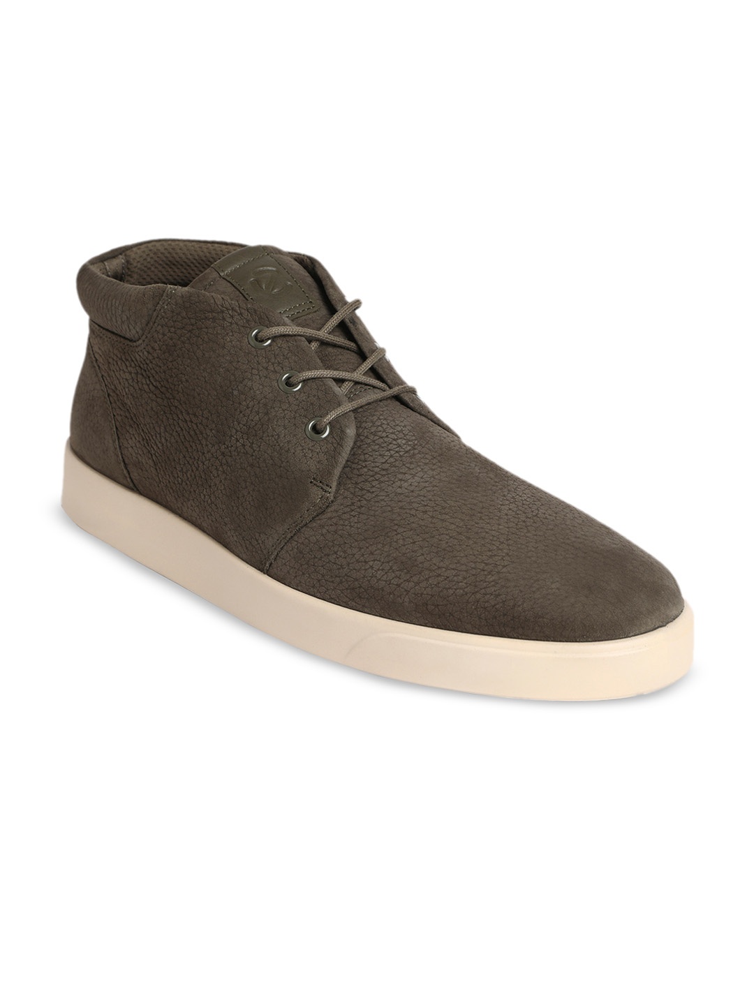 

ECCO Men Street Lite Tarmac Leather Regular Sneakers, Olive