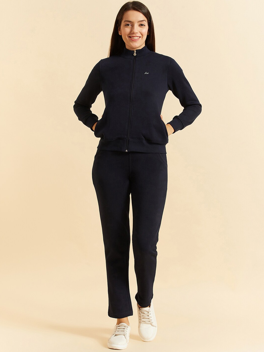 

Sweet Dreams Navy Blue Sweatshirt With Track Pant
