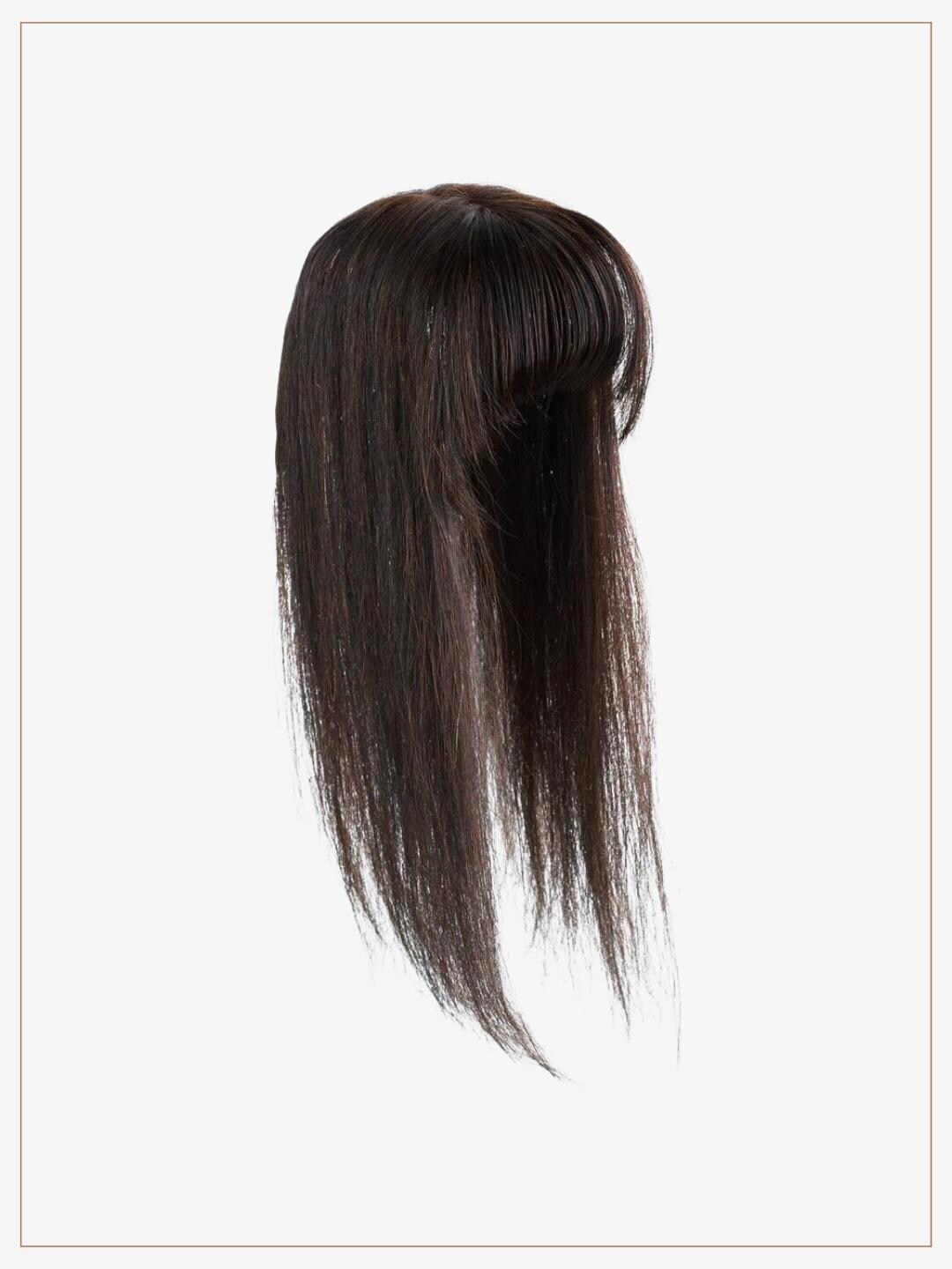 

HAIR ORIGINALS Clip In Hair Toppers With Bangs - Natural Black