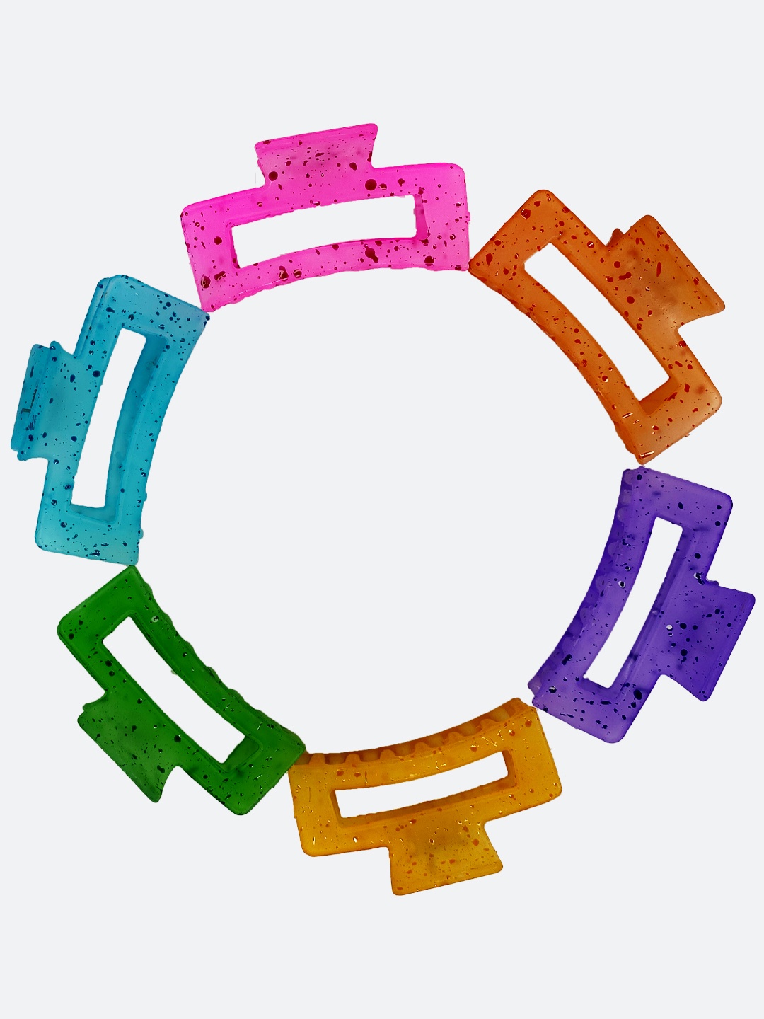 

FCK-3 Set Of 6 Claw Clip, Pink