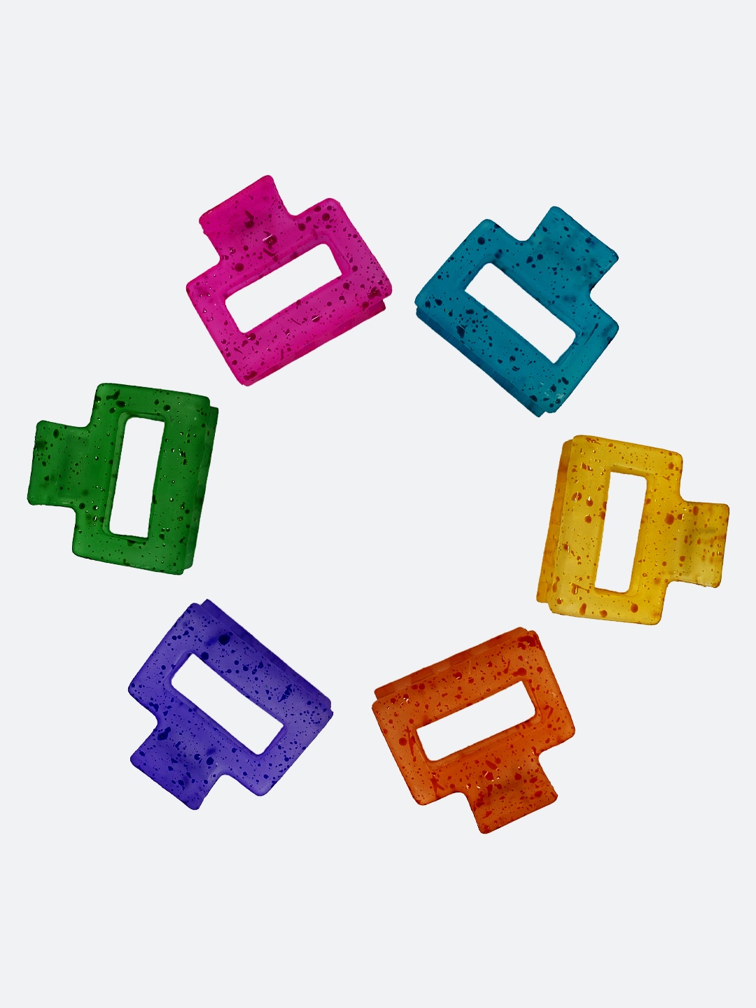 

FCK-3 Set Of 6 Claw Clip, Blue