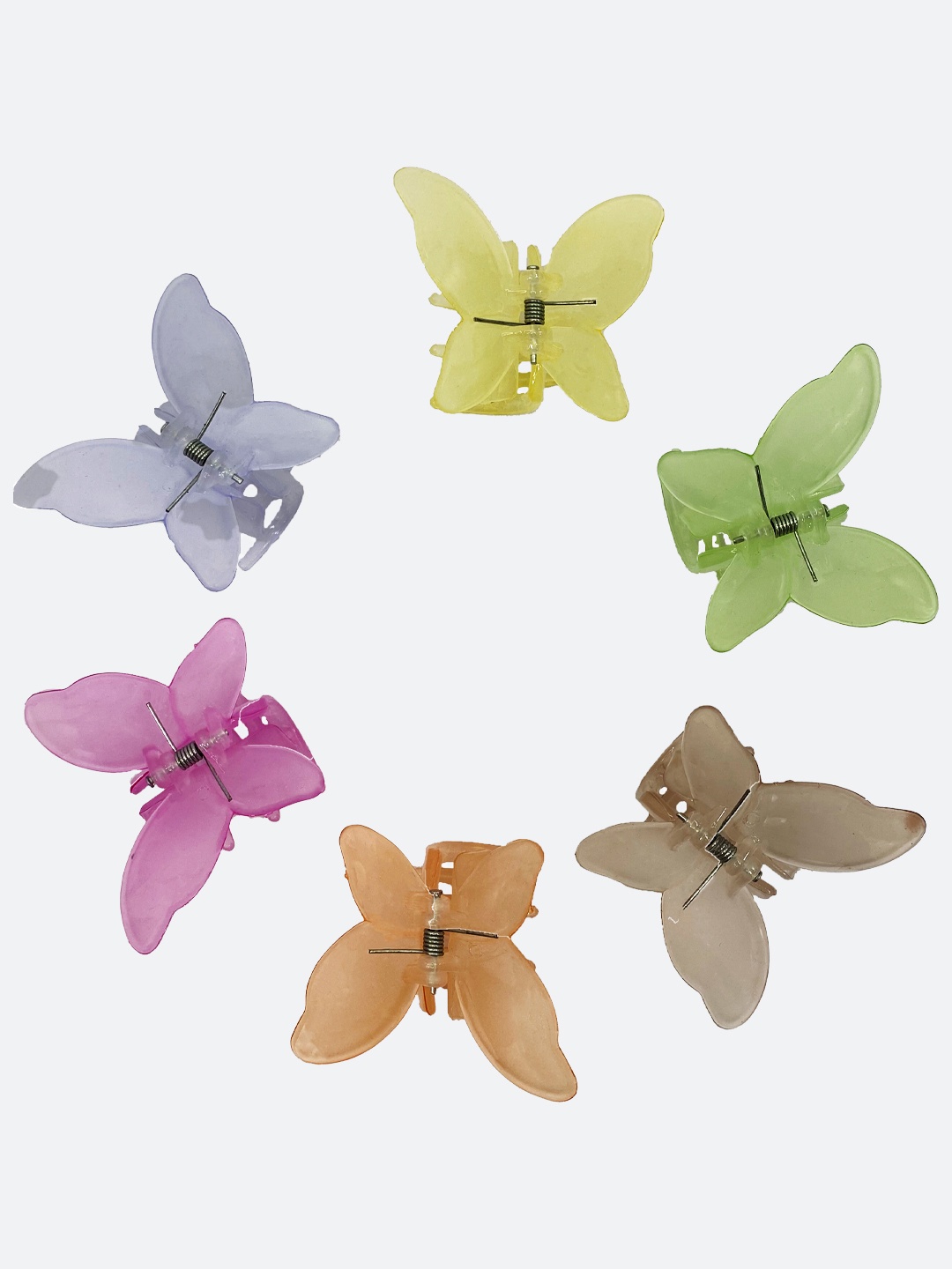 

FCK-3 Set of 6 Claw Clips, Pink
