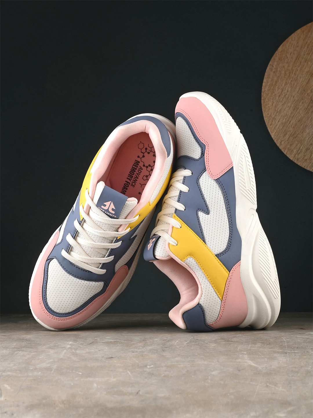

OFF LIMITS Women Colourblocked Lace-Up Running Shoes, White