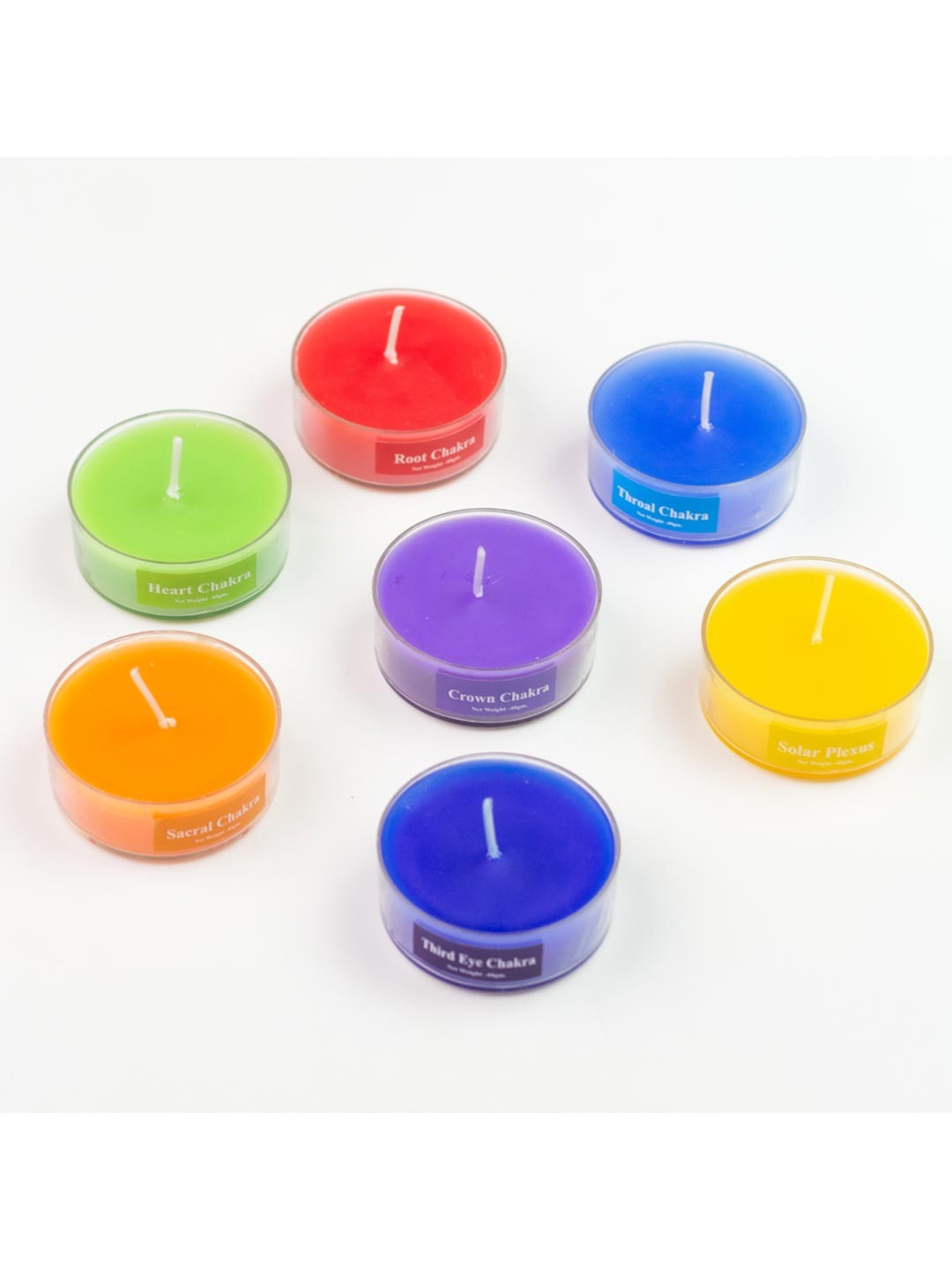 

AuraDecor Purple & Red 7 Pcs Tealight Candles