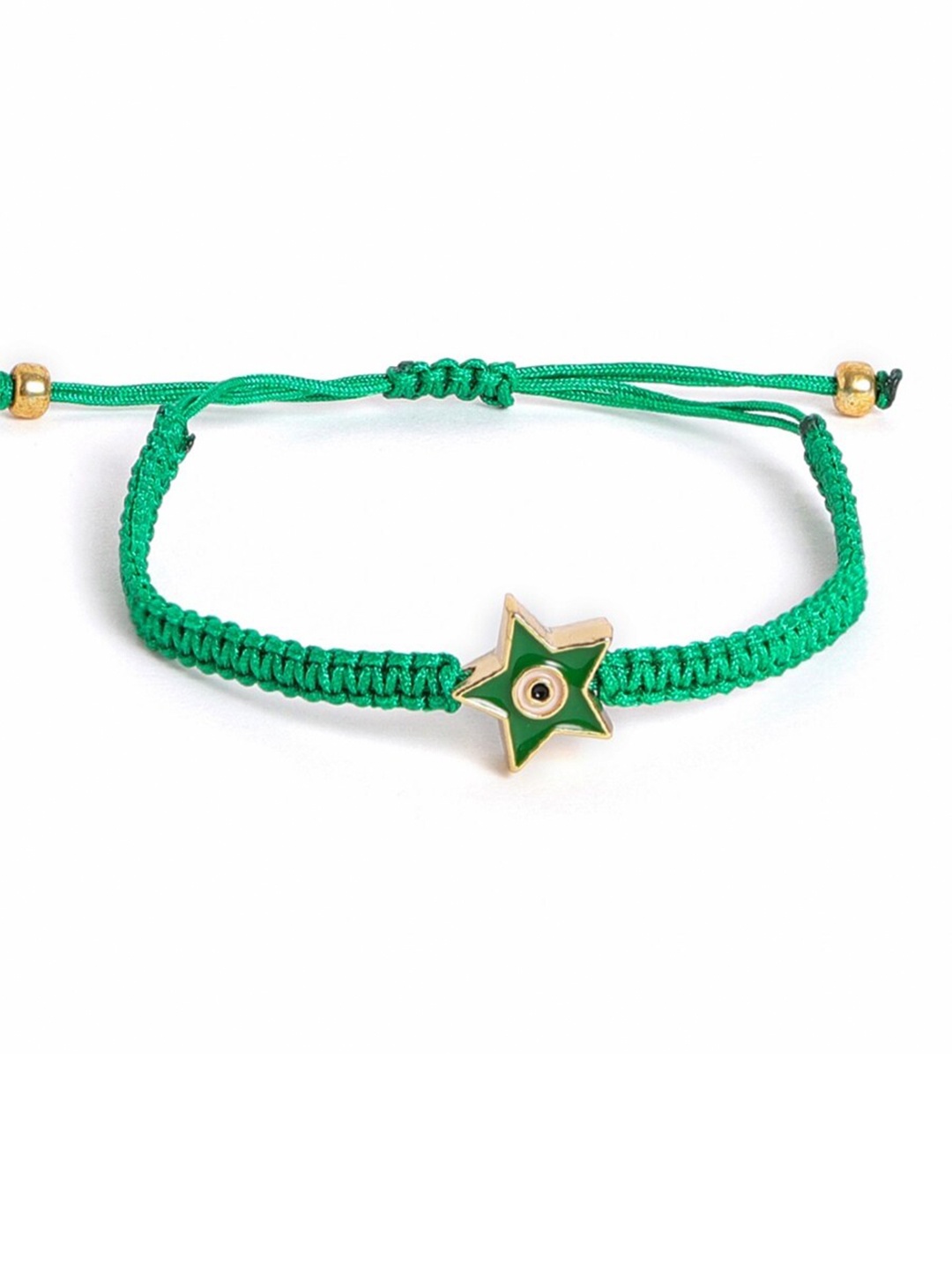 

EL REGALO Unisex Gold-Plated Beaded Wraparound Bracelet
