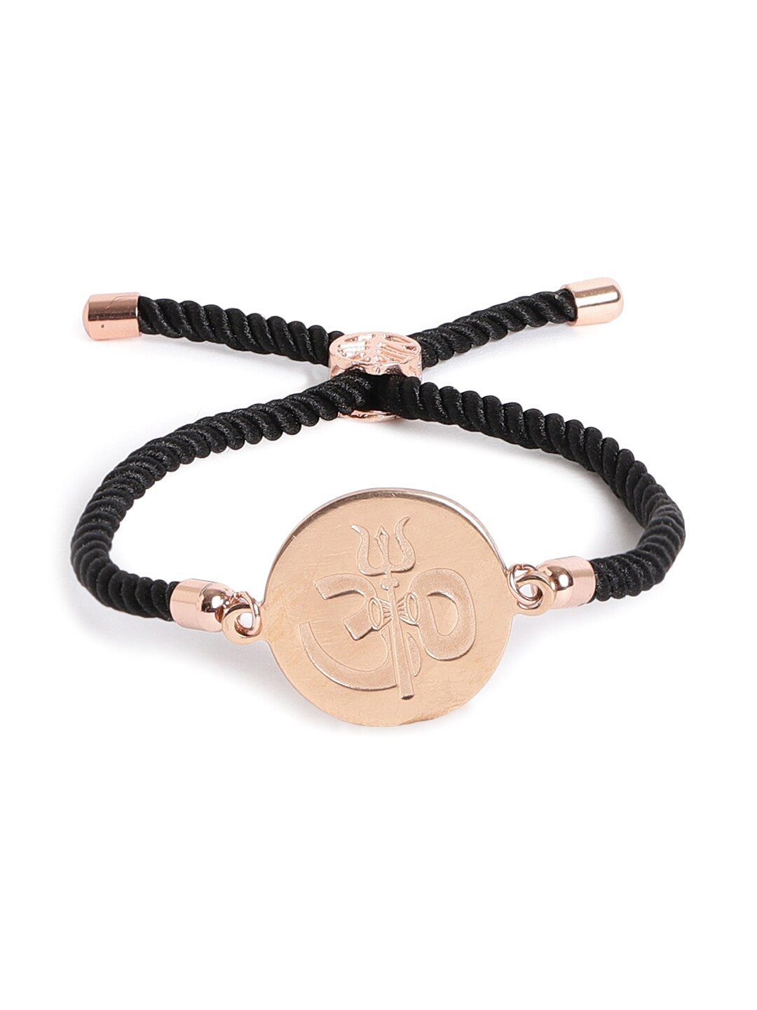 

EL REGALO Men Rose Gold-Plated Cuff Bracelet
