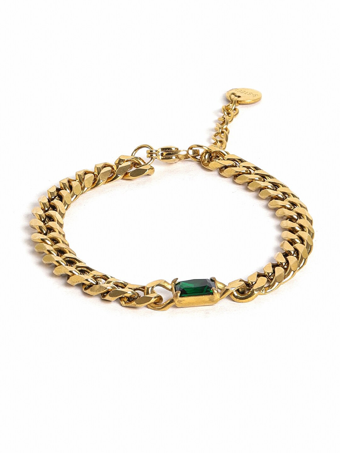 

EL REGALO Men Gold-Plated Link Bracelet