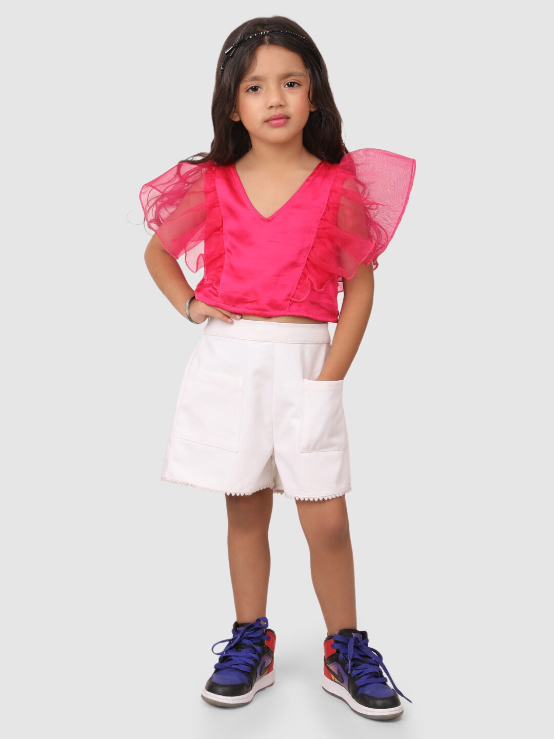 

Jelly Jones Girls Top with Shorts, Pink