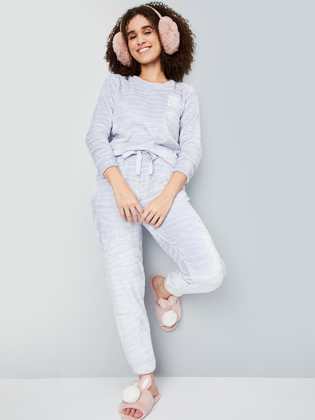 

max Striped T-shirt With Lounge Pant, Blue