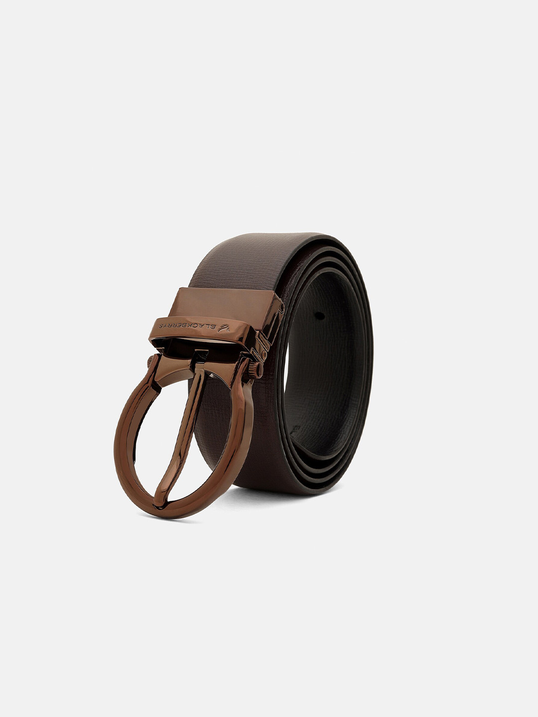 

Blackberrys Men Leather Formal Belt, Black