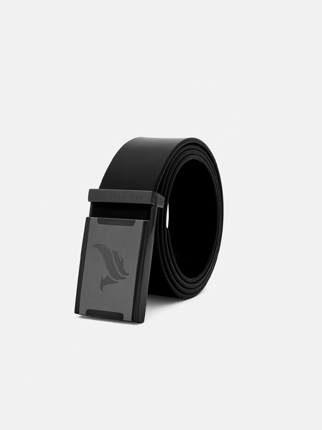 

Blackberrys Men Leather Formal Belt, Black