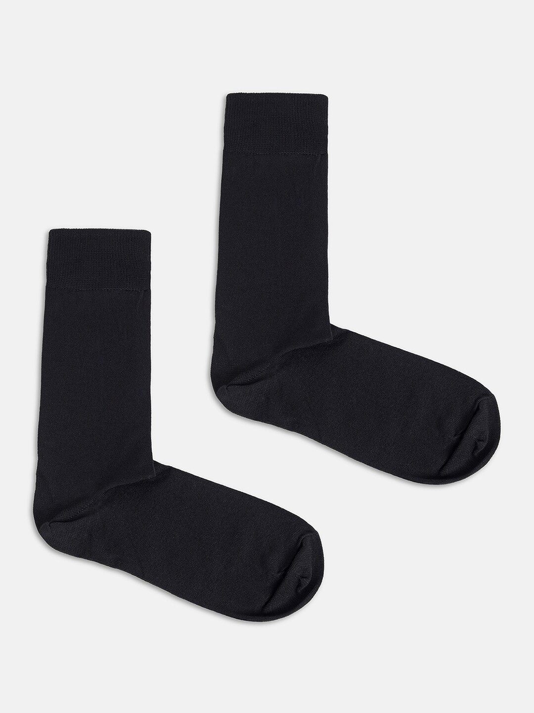 

Blackberrys Men Cotton Calf-Length Socks, Black