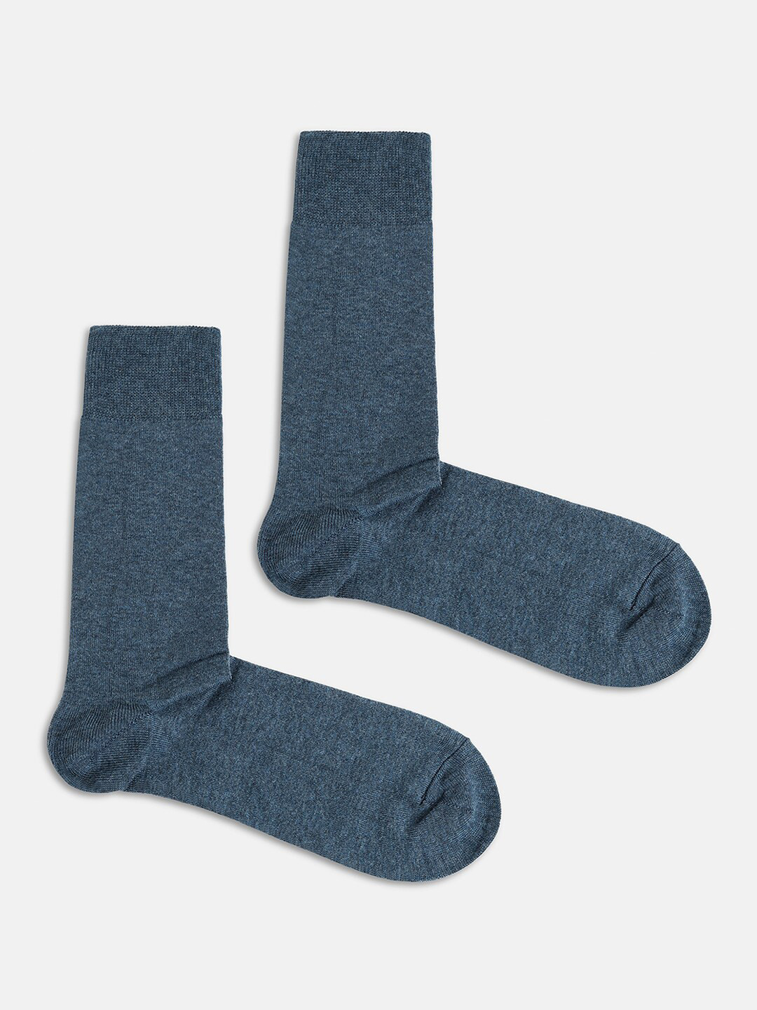 

Blackberrys Men Cotton Calf Length Socks, Blue