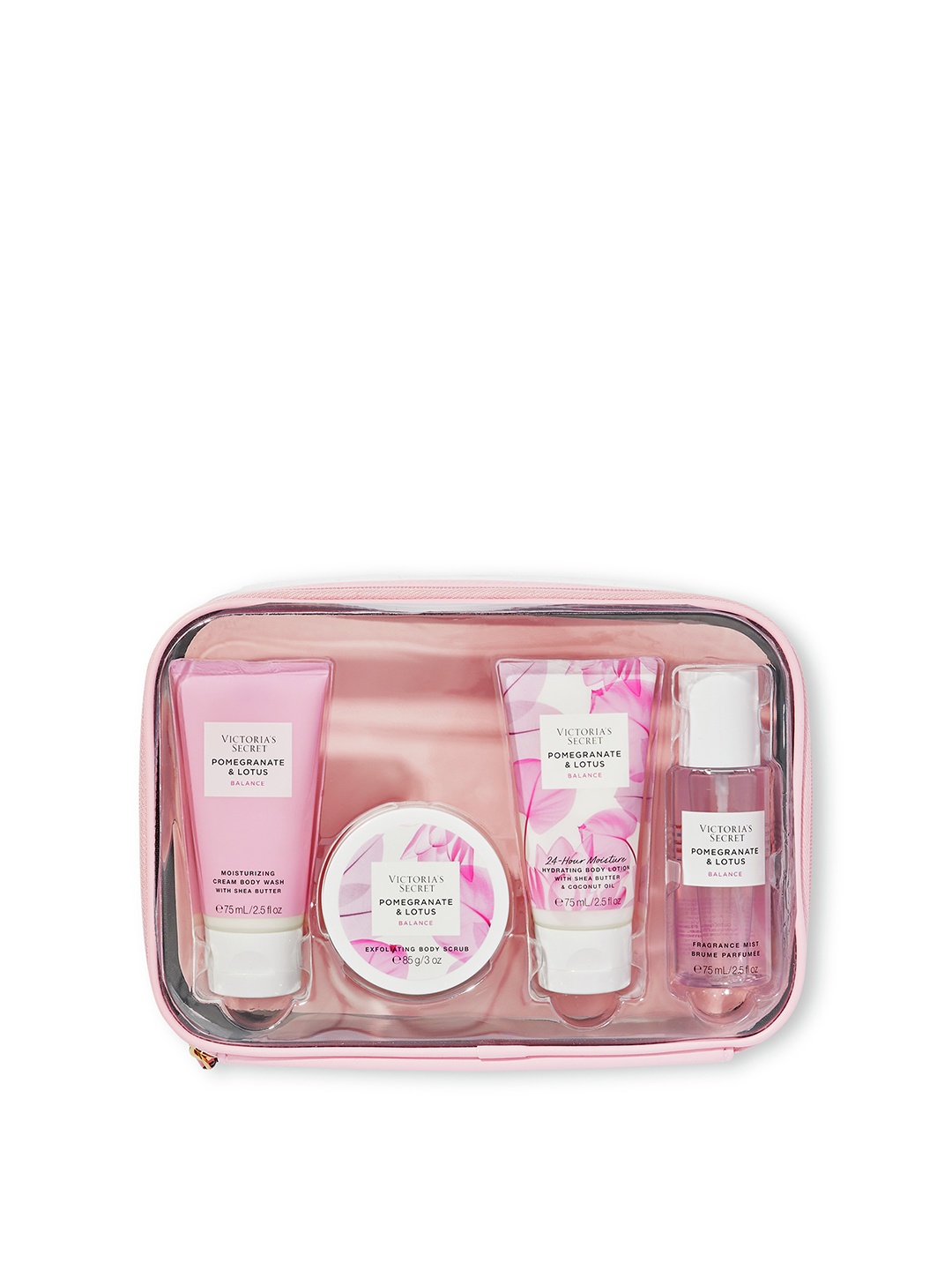 

Victoria's Secret Pomegranate Lotus Balance Natural Beauty Ritual Kit, Pink