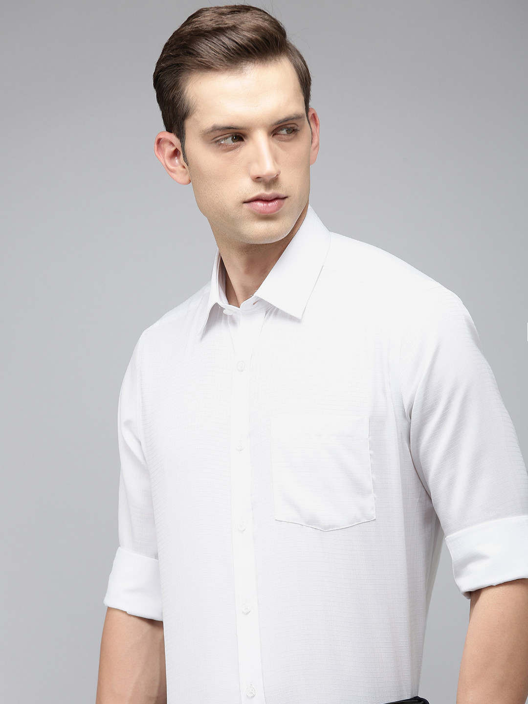 

Park Avenue Men Pure Cotton Formal Shirt, White