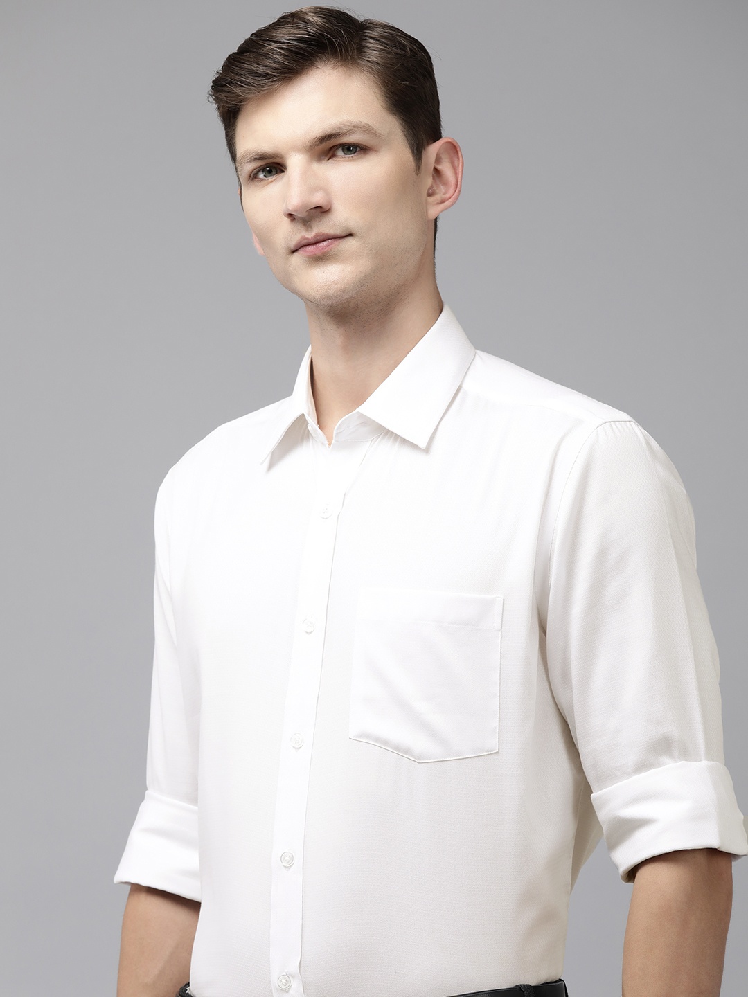 

Park Avenue Men Pure Cotton Formal Shirt, White
