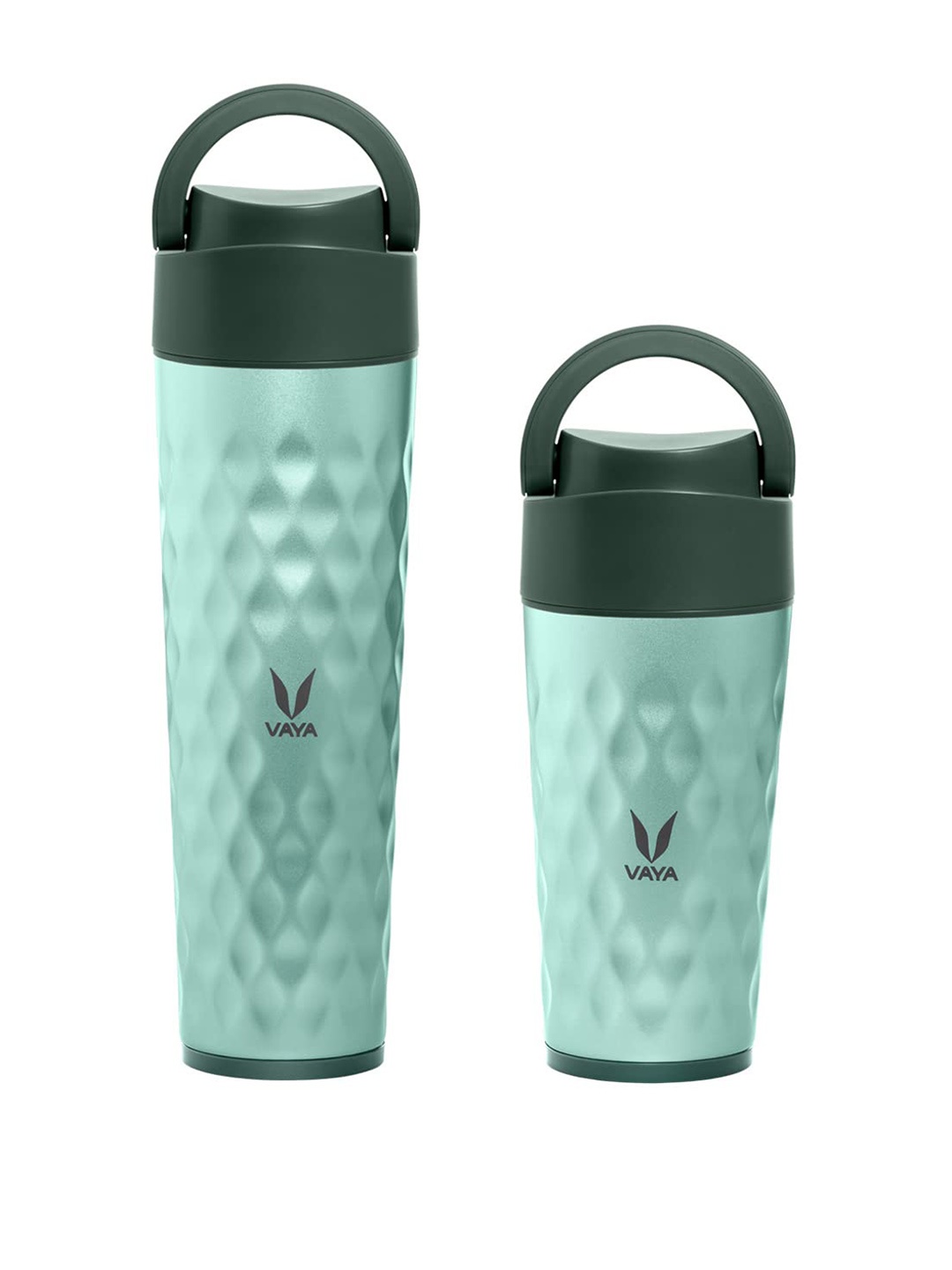 

Vaya Drynk Green & Black Water Bottle With Loop Lid 350 ml