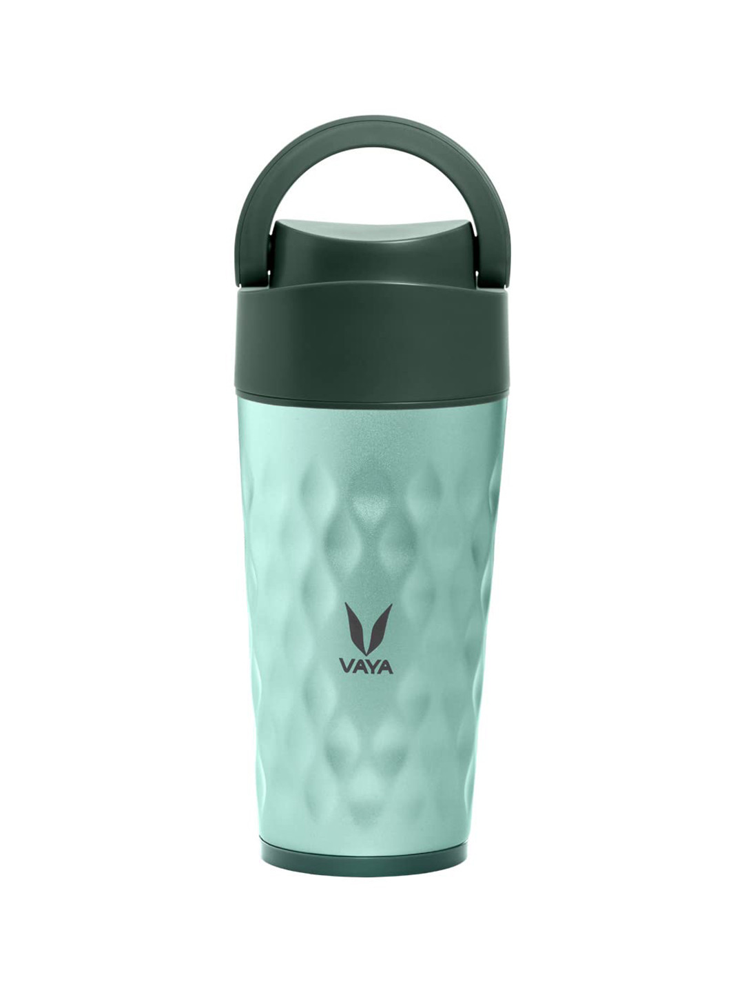 

Vaya Drynk Green & Black Water Bottle With Loop Lid 350 ml