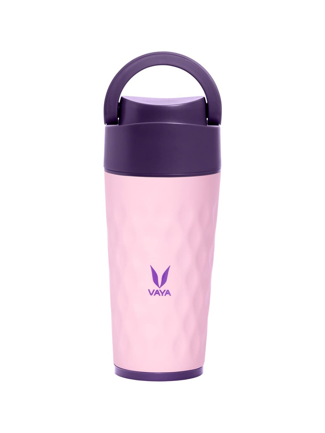 

Vaya DRYNK Pink Stainless Steel Water Bottle with Loop Lid 350ml