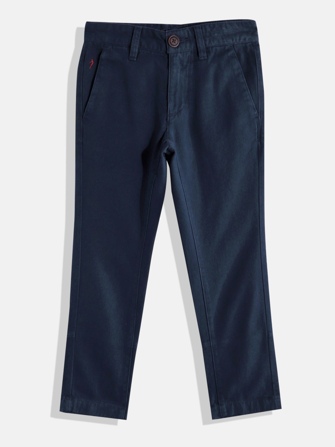 

Indian Terrain Boys Regular Fit Chinos, Navy blue