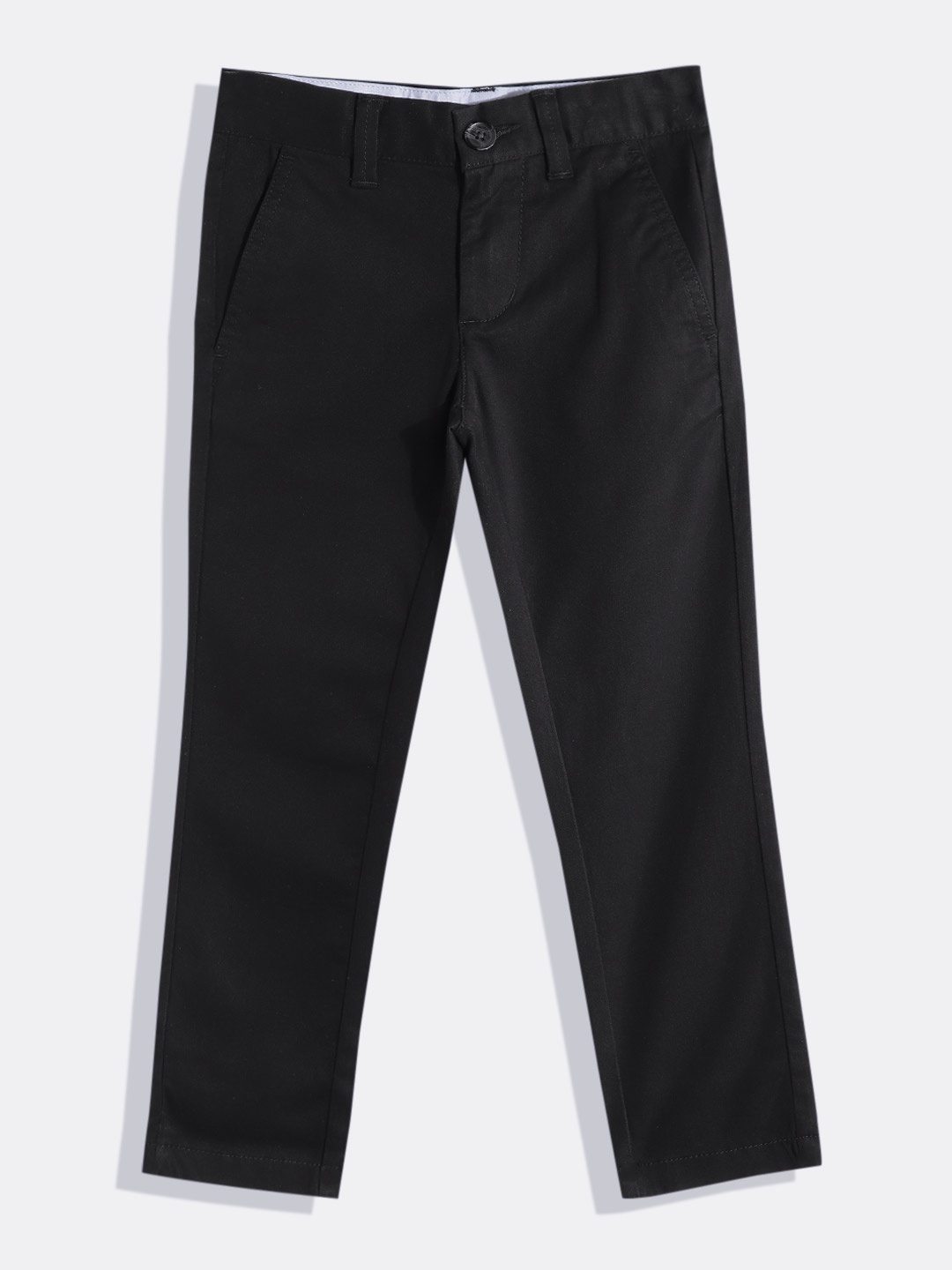 

Indian Terrain Boys Regular Fit Chinos, Black