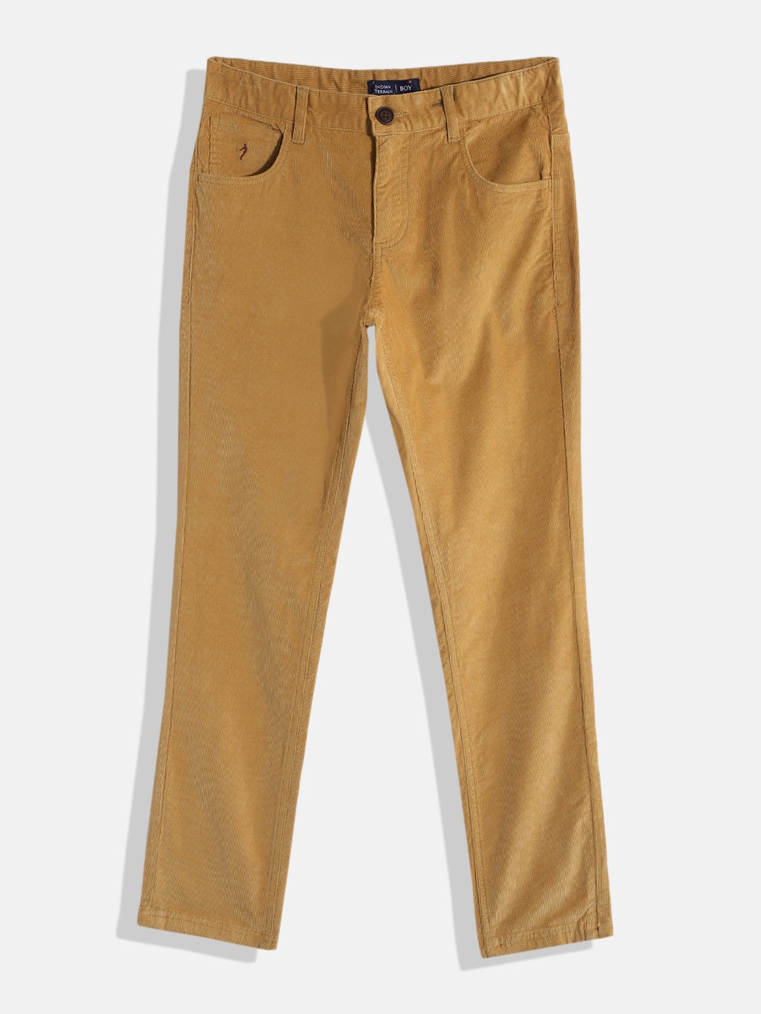 

Indian Terrain Boys Regular Fit Jeans, Mustard