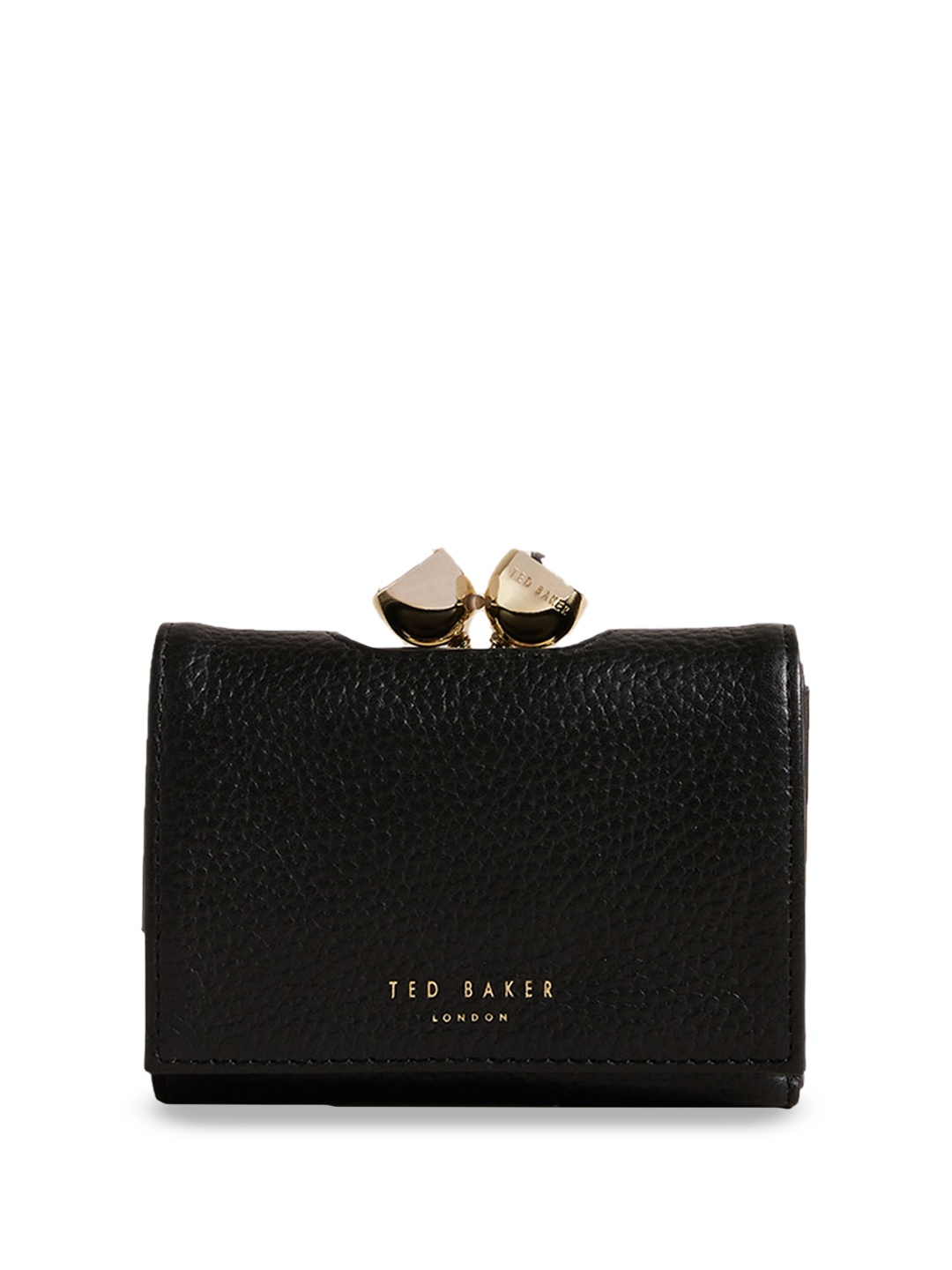 

Ted Baker Leather Crystal Bobble Three Fold Wallet, Black