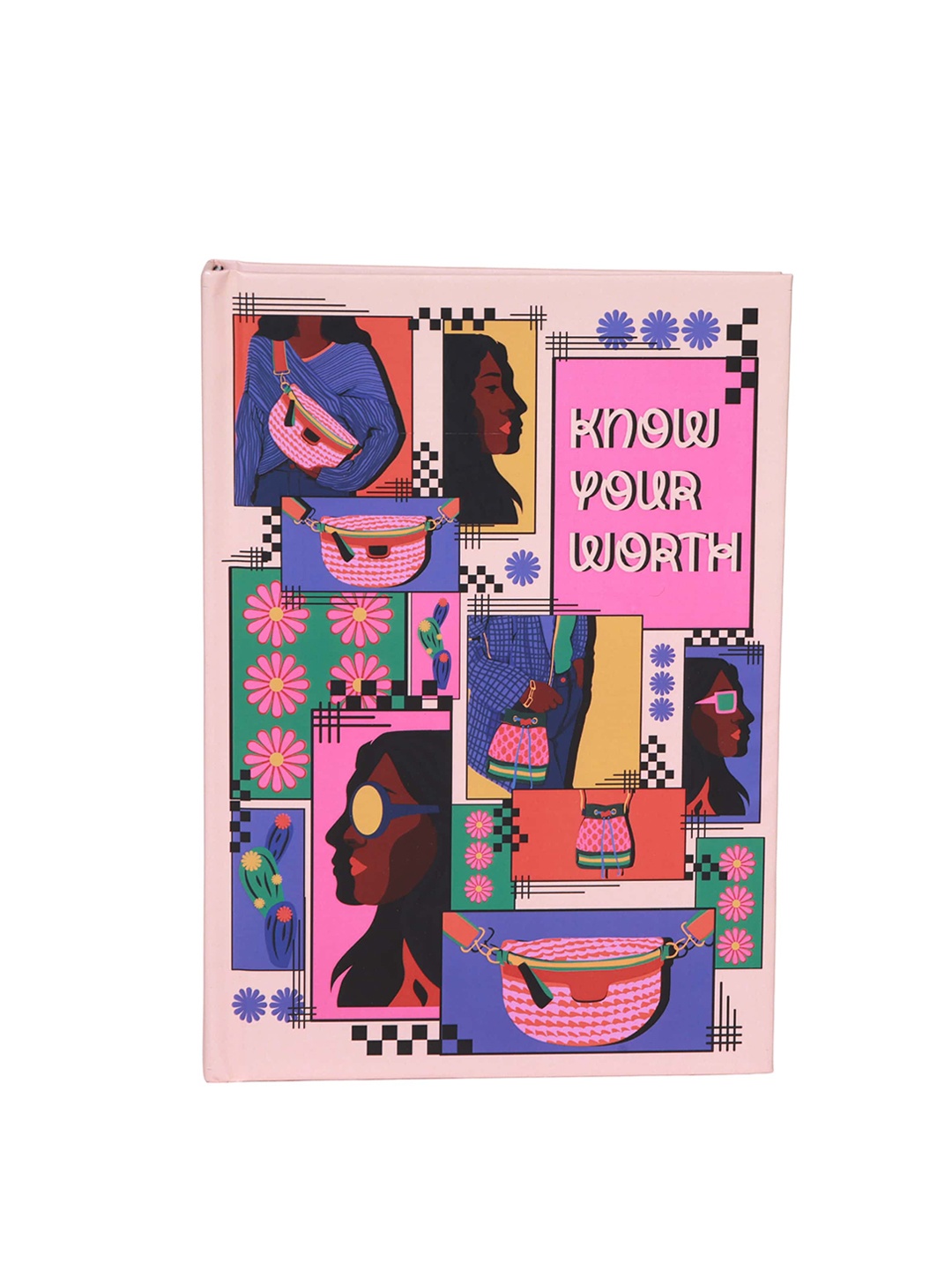 

Happening Hippo Printed Undated Weekly and Monthly Planner & Review - 12 months, Pink