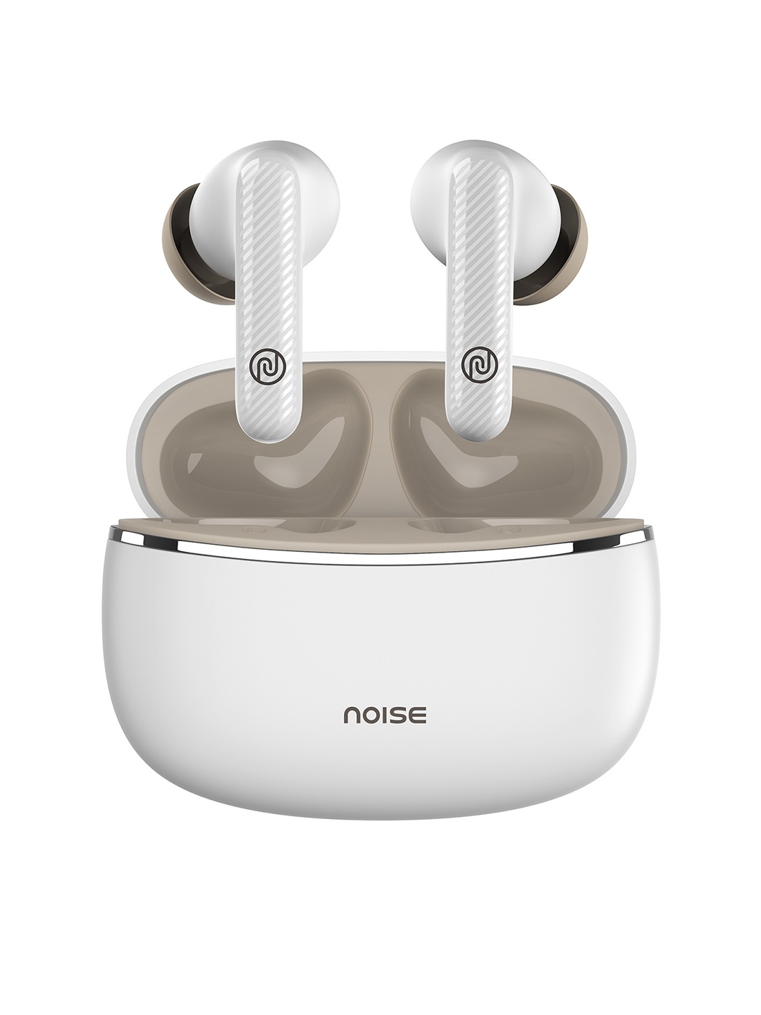 

NOISE Aura Buds Truly Wireless Earbuds with 60H Playtime and Quad Mic ENC - Aura White