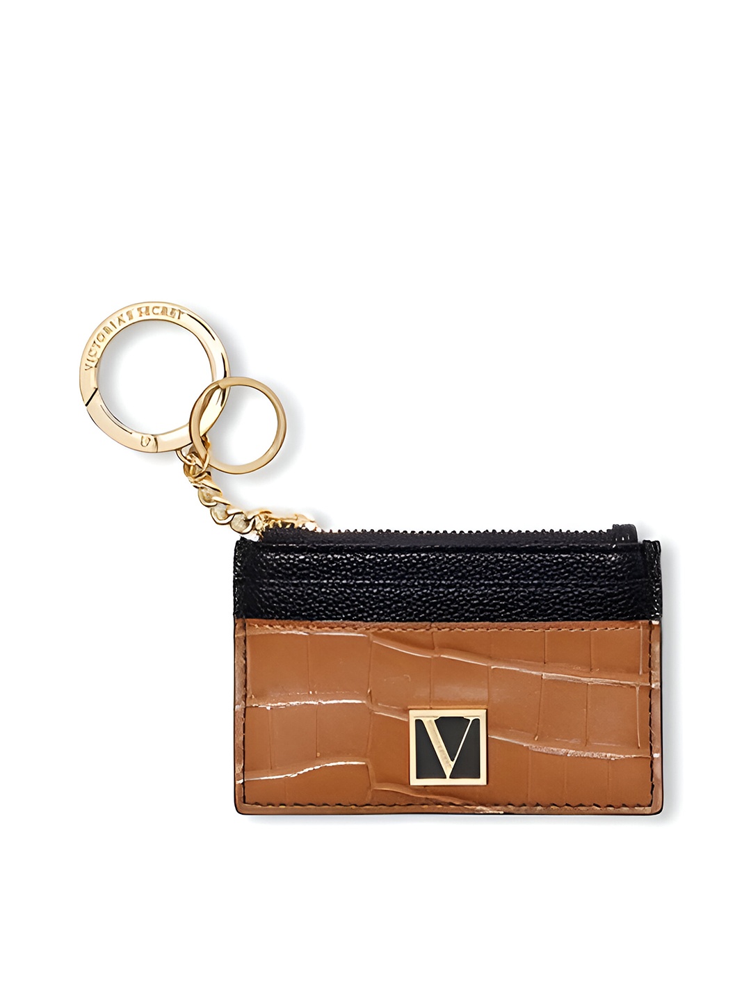

Victoria's Secret Women Colourblocked Card Holder, Black