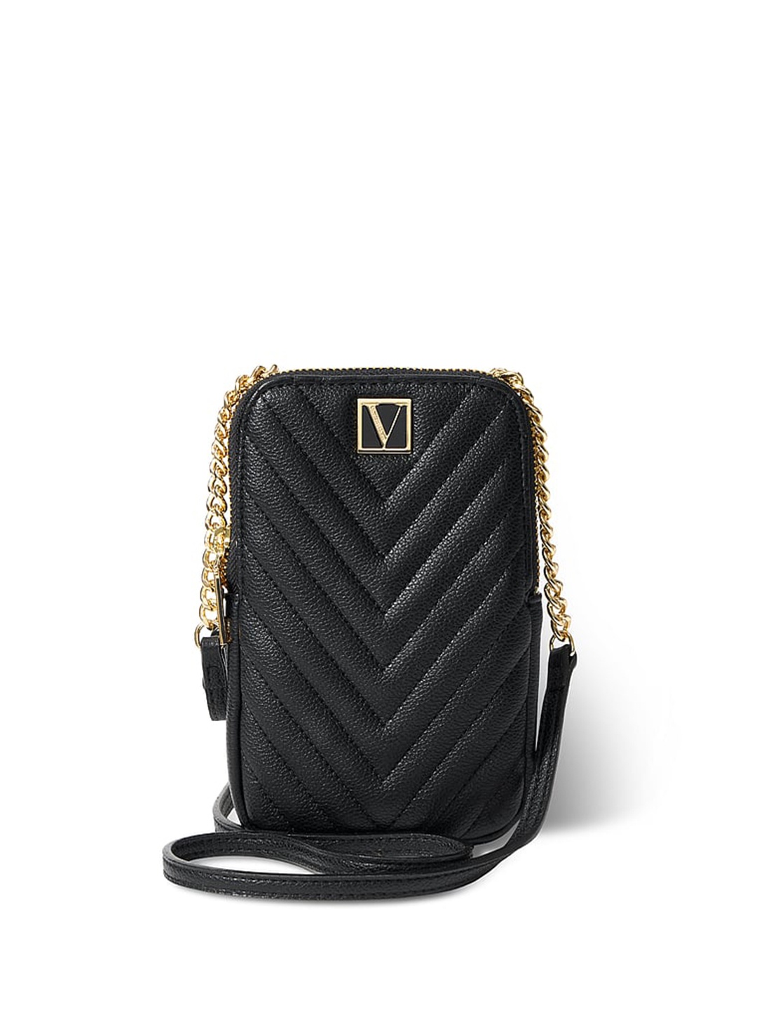 

Victoria's Secret Women Crossbody Mobile Pouch, Black