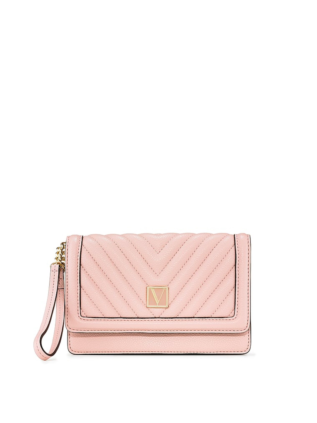 

Victoria's Secret Women Quilted Two Fold Wallet, Pink