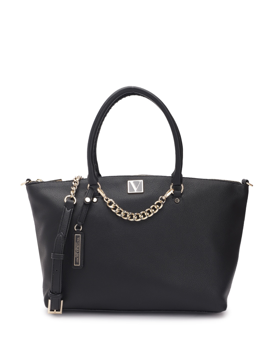 

Victoria's Secret Structured Handheld Bag, Black