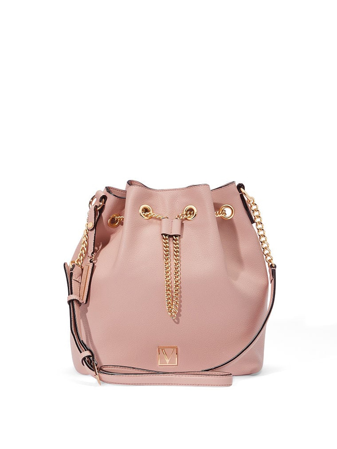 

Victoria's Secret Women Solid Bucket Bag, Pink