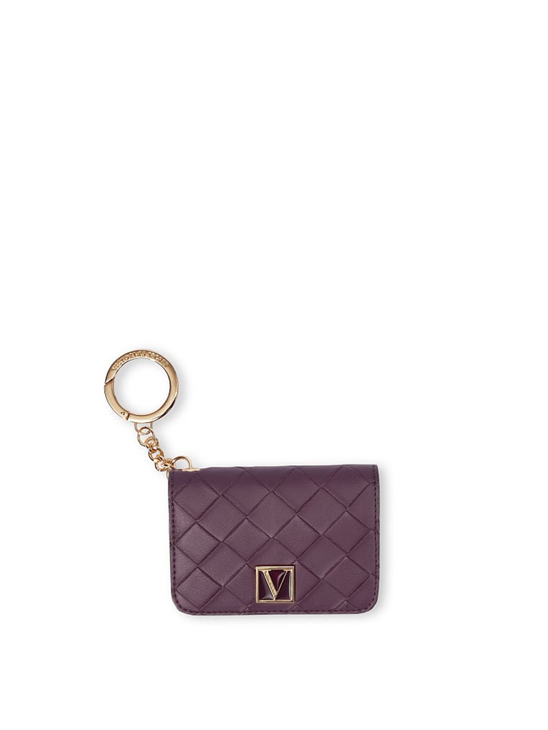 

Victoria's Secret Women Textured Card Holder, Burgundy
