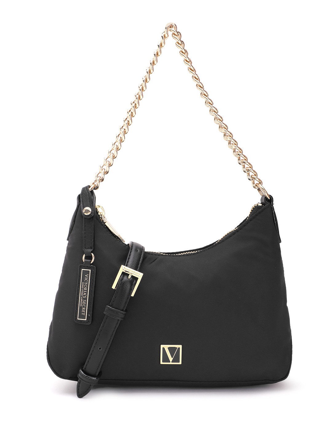 

Victoria's Secret Structured Baguette Bag, Black