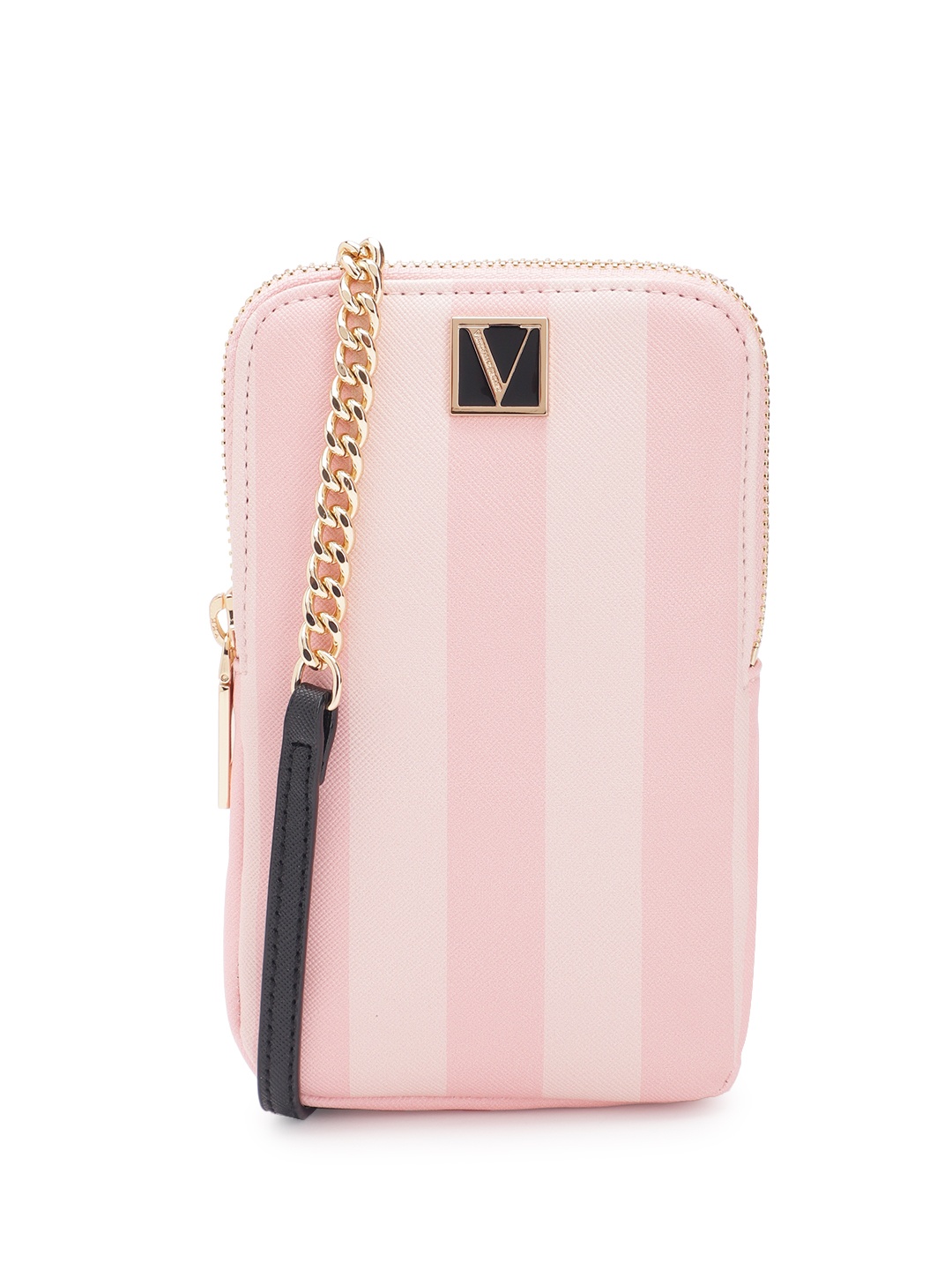 

Victoria's Secret Women Vertically Striped Mobile Pouch, Pink