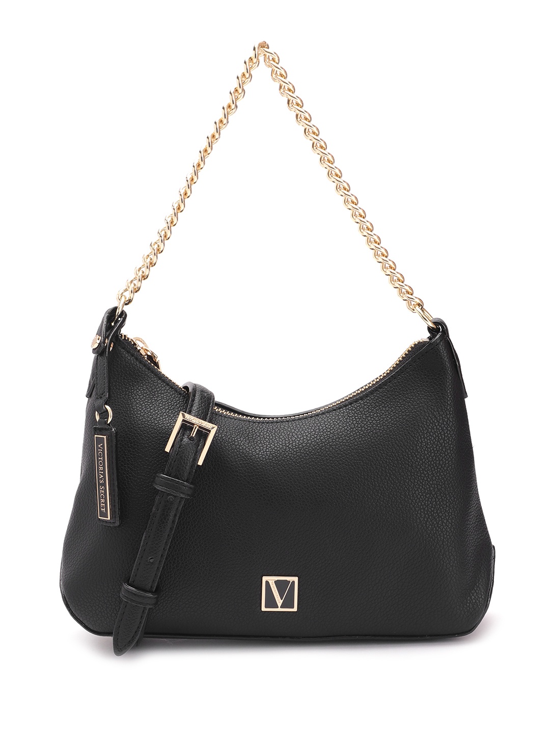 

Victoria's Secret Structured Baguette Bag, Black
