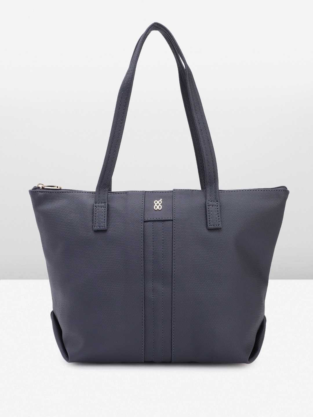 

Baggit Textured Structured Shoulder Bag, Navy blue