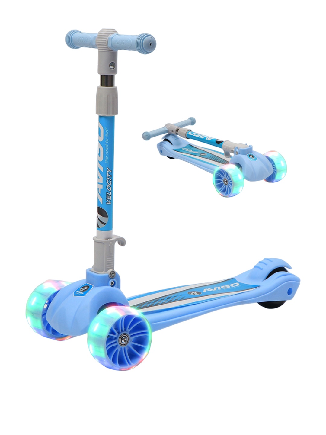 

Avigo Kids 3 LED Light 3 Wheel Scooter, Blue