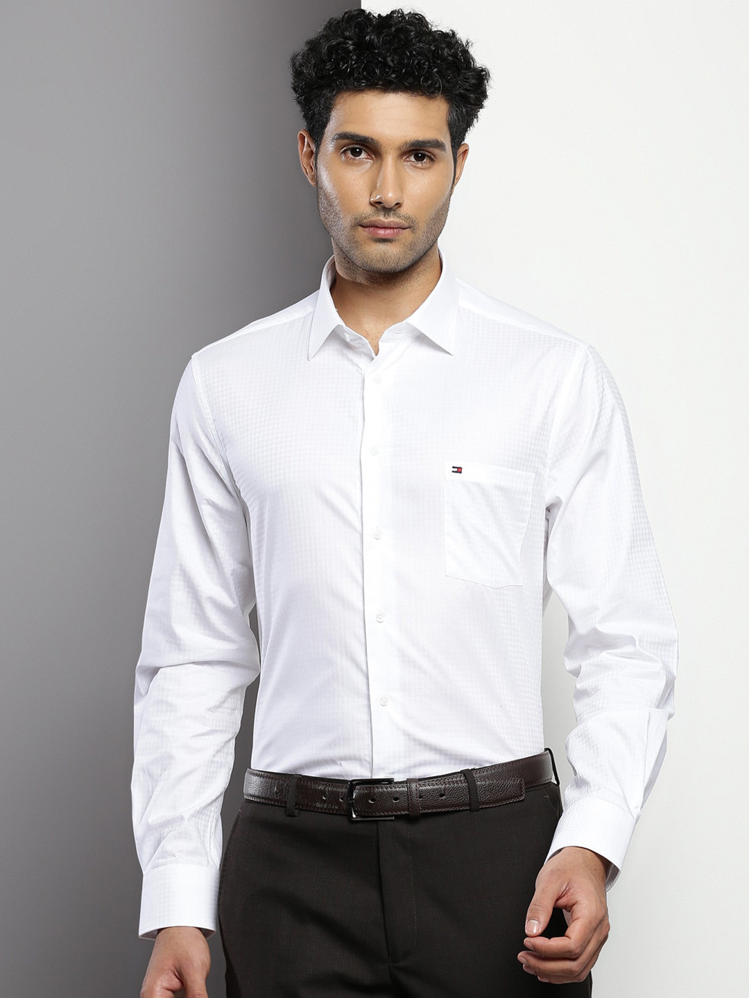 

Tommy Hilfiger Pure Cotton Formal Shirt, White
