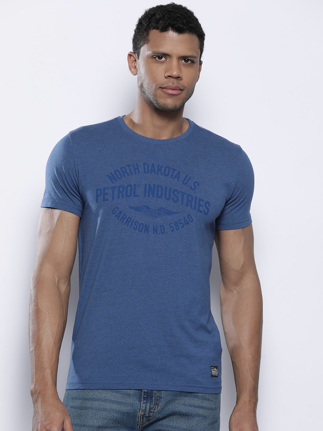 

Petrol Printed T-shirt, Blue