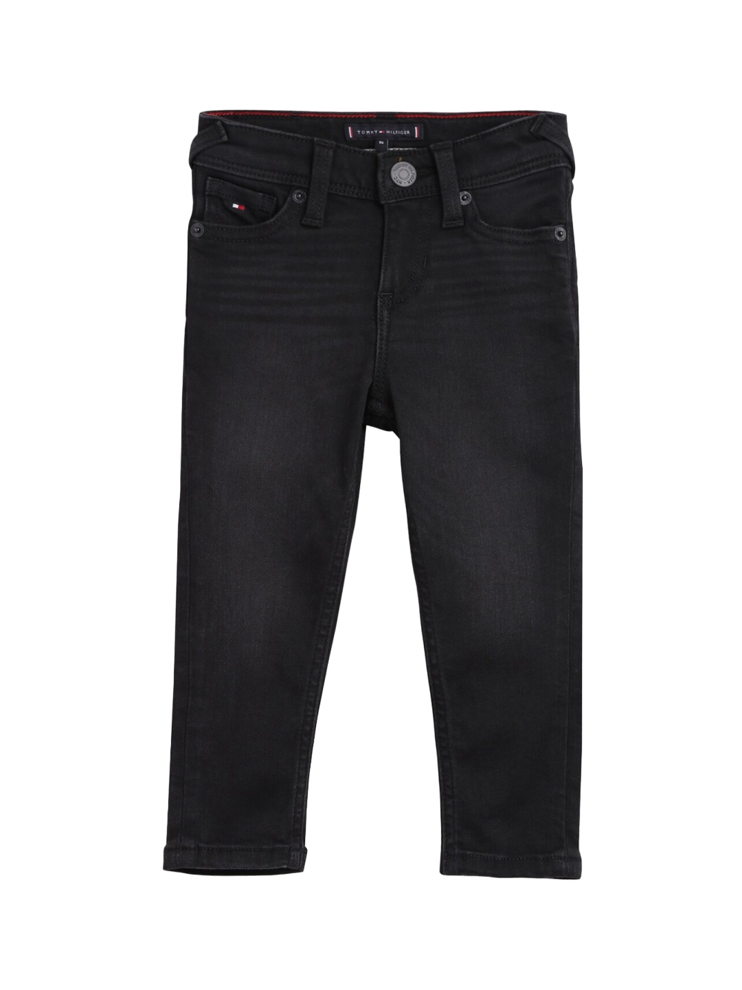 

Tommy Hilfiger Boys Mid-Rise Clean Look Stretchable Jeans, Black