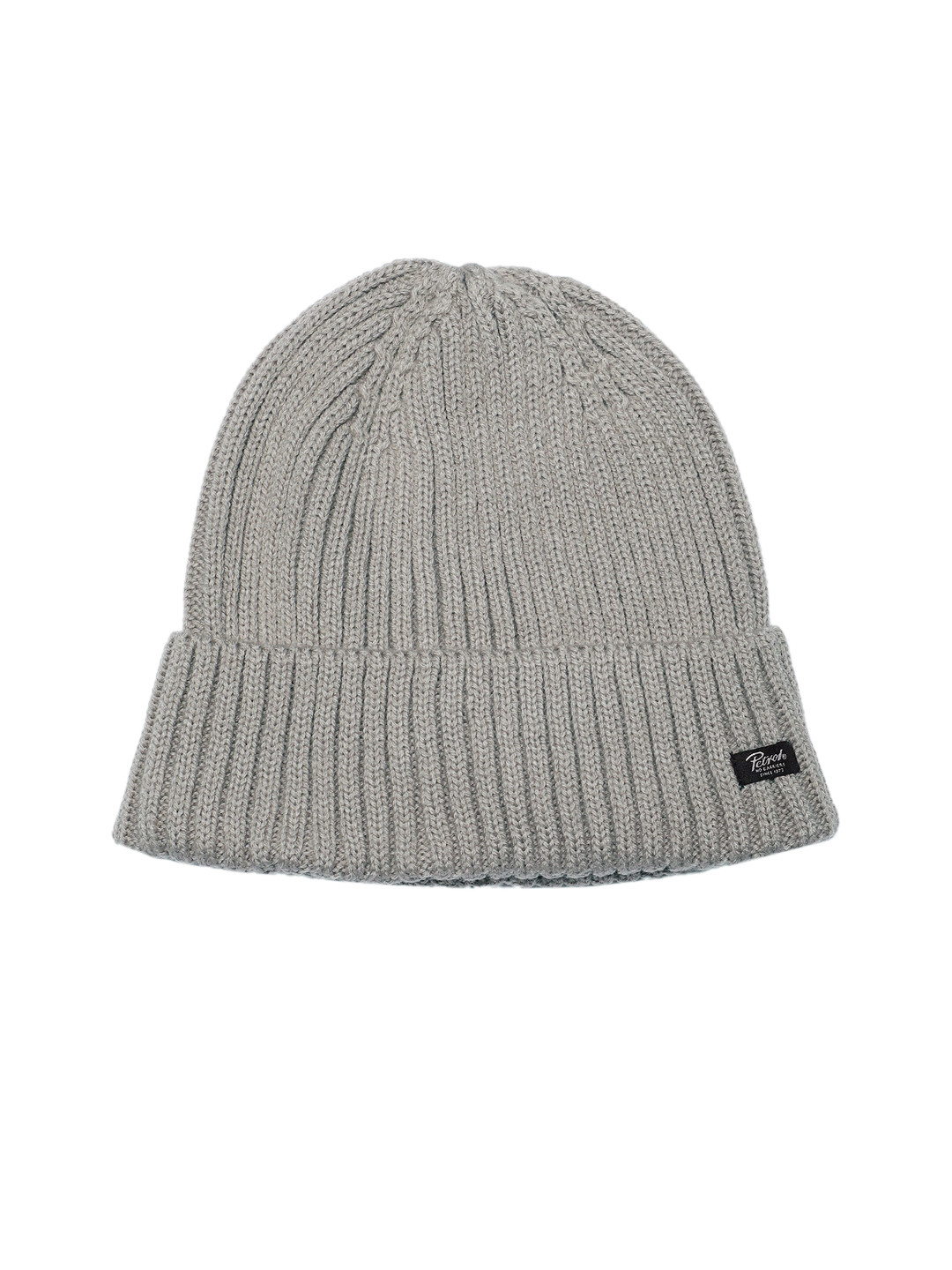 

Petrol Men Ribbed Beanie, Grey