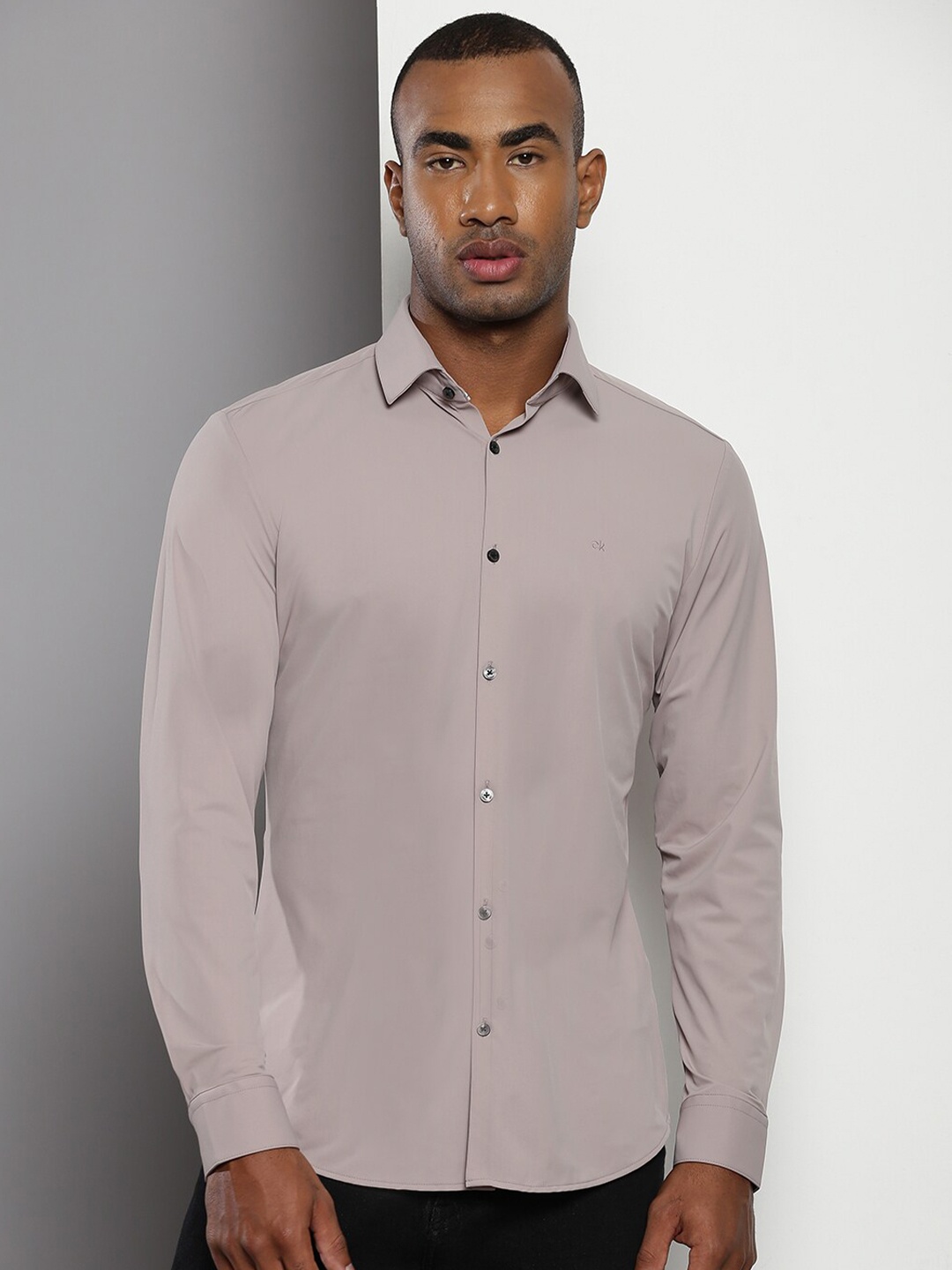 

Calvin Klein Jeans Slim Fit Casual Shirt, Beige