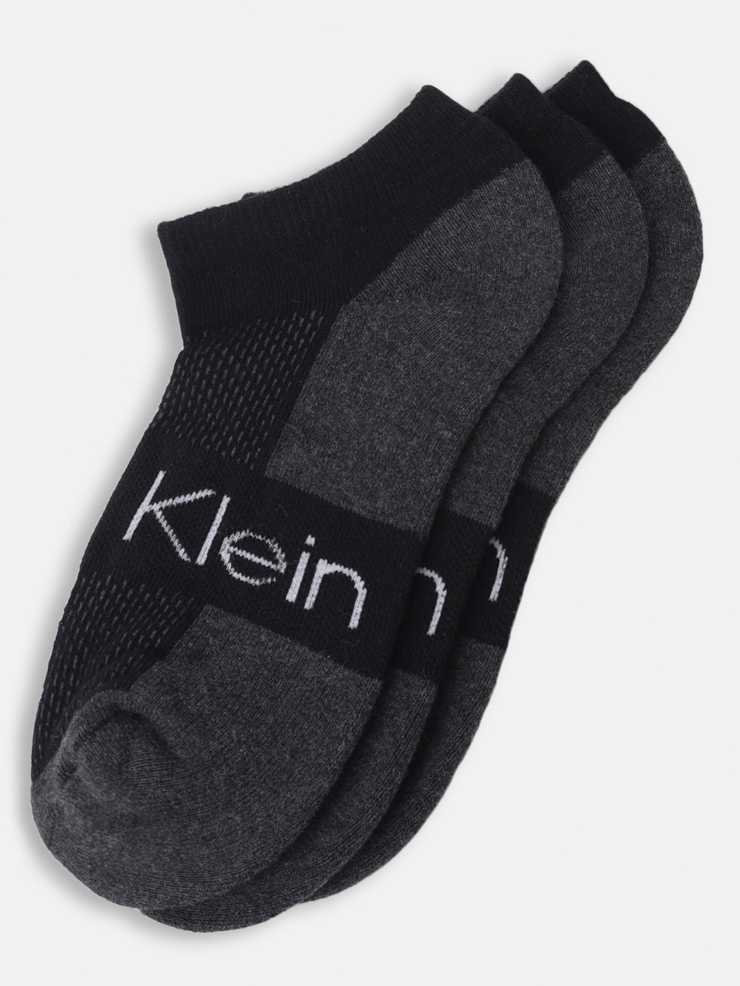 

Calvin Klein Unisex Pack Of 3 Colourblocked Ankle Length Socks, Black