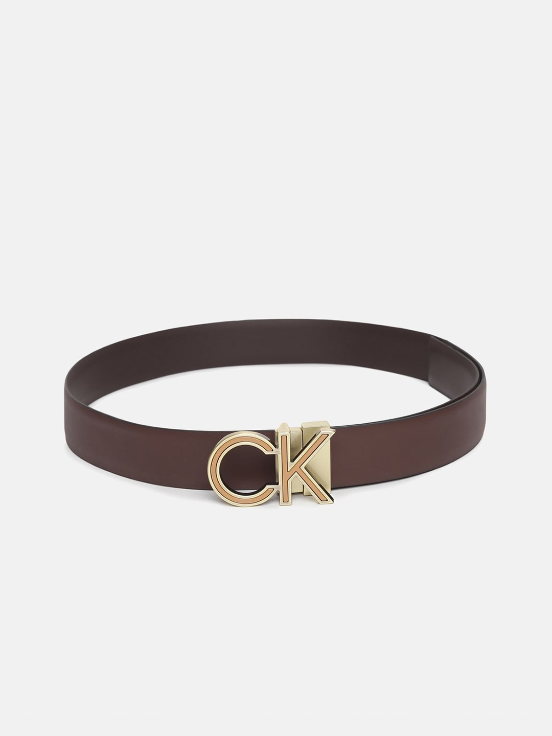 

Calvin Klein Men Leather Reversible Belt, Brown