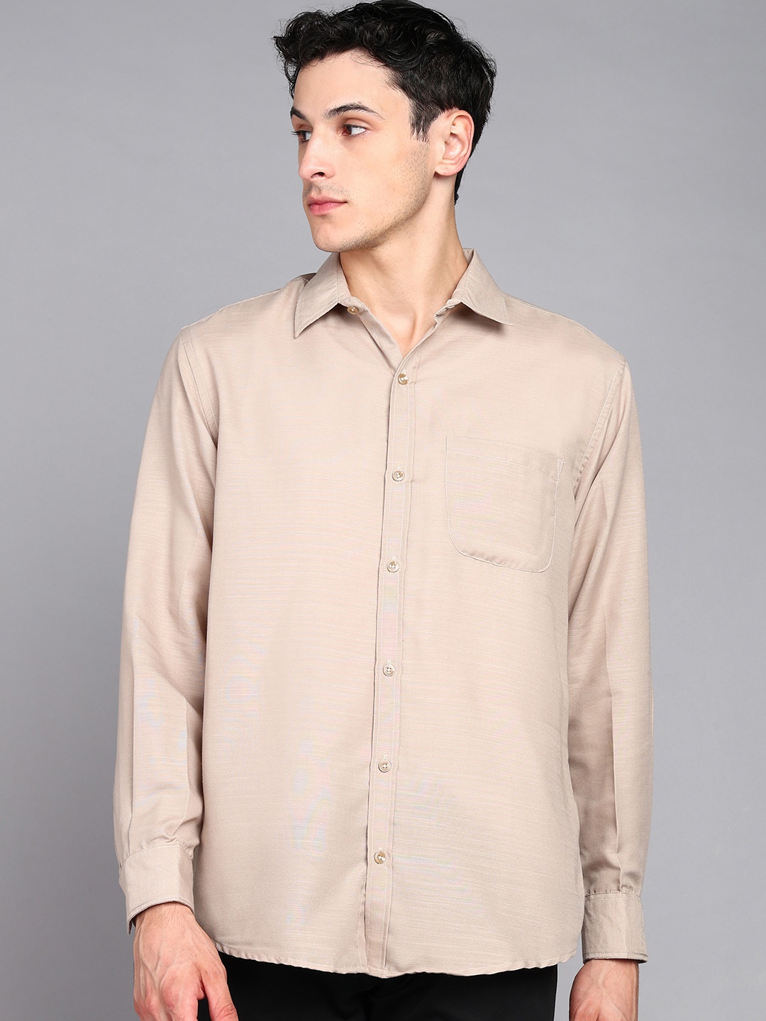 

Metronaut Denim Pure Cotton Casual Shirt, Beige